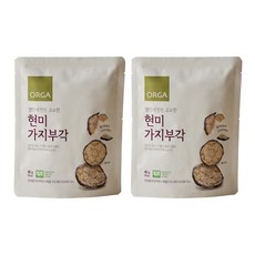 ORGA 糙米茄子脆片, 2個, 40g