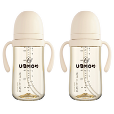 유비맘 시그니처 빨대컵, 280ml, 2개, 요거트