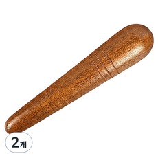 Dennel 高級原木自我指壓棒, 圓形, 2個