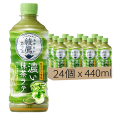 COCA 綾鷹濃抹茶拿鐵, 24個, 440ml