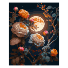 ArtLife 藝術生活 數字油畫DIY DT068 40 x 50cm, 夜色下的美麗, 1盒