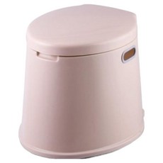 老人患者移動式攜帶型簡易馬桶廁所尿壺 父母殘障人士露營戶外農膜鄉村農場車宿坐式馬桶蹲式馬桶, 粉紅色 米色, 1個