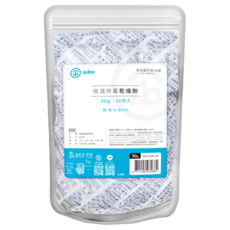 aibo 吸濕除霉 乾燥劑 台灣製 20包, 600g, 1袋