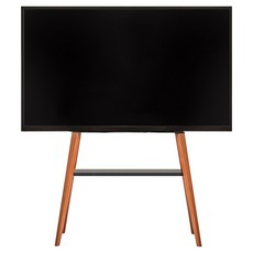 LDL MOUNT 緊貼牆面畫架型電視架 三星LG相容 附層架 電視立架 黑色, APL-FS44BS, 1個