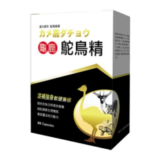 必盛氏 龜鹿鴕鳥精膠囊 MSM/二型膠原蛋白/鹿角/龜板/維生素, 30顆, 1盒