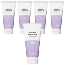 더샘 내추럴 컨디션 클렌징 폼 더블휩, 150ml, 5개