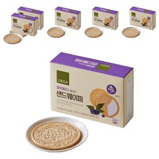 올가홀푸드 블루베리가 들어간 샌드웨이퍼, 32g, 6개
