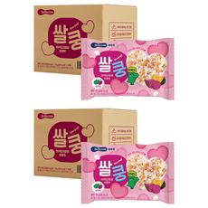 베베쿡 쌀쿵 쌀과자, 자색고구마 + 단호박 혼합맛, 15g, 20개