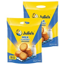 Julie's 茱蒂絲 牛奶味餅乾 9包, 306g, 2袋