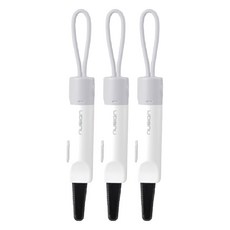 NUSIGN 磁吸式安全美工刀 環形快遞刀 NS066, 3個, 白色