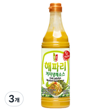 청우식품 해파리겨자 냉채소스, 880g, 3개