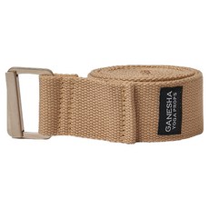 가네샤요가프랍스 가네샤 8피트 요가 스트랩, Beige, 1개
