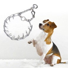 TITAN 用於狗服從訓練的鍍鉻捏帶 35.5 cm, 單色, 1個