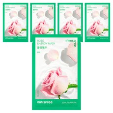 이니스프리 New 로즈 에너지 마스크 22ml, 1개입, 5개