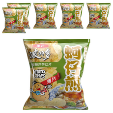 華元 波的多洋芋片 薄片蚵仔煎, 34g, 6包