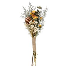 KUIBAO 快豹生活 真花乾燥花束 附紙箱 麻繩花束 G款, 米杏色