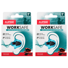 ALPINE Worksafe 工作用防噪音耳塞, 2個, 1副