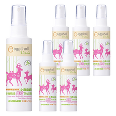 eggshell Verda 小鹿山丘 有機精油雙效防蚊液, 70g, 6瓶