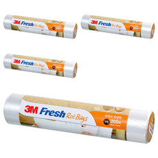 쓰리엠 후레쉬 롤백 30cm x 40cm, 대(L), 200개입, 4개