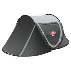 Vinson mASSIF TICLA 高級一觸式頂棚帳篷 + 頂層構成 4人用, 4人, 灰色