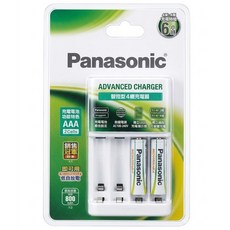Panasonic 標準款充電套裝(BQ-CC17+4MVT*2), 1組