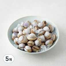 직접 손으로 채취한 서해안 갯벌 동죽조개, 800g, 5봉