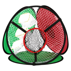 PGM Golf 高爾夫多面切桿網, 綠紅色, 1個