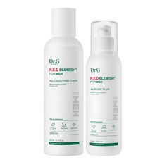 Dr.G Red Blemish For Men Multi Soothing Toner 200ml + All-in-one Fluid 150ml 套裝, 1套