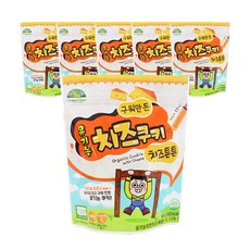 오가닉스토리 구워만든 유기농 튼튼 쿠키, 6개, 60g, 치즈