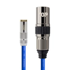 HDtop 韓國製 3.5立體聲 母 TO XLR線 1.5m, 金屬藍, 1個, HT-TP3943