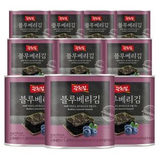 廣川海苔 藍莓海苔罐裝海苔, 30g, 10個