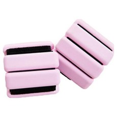 DYC-SPORTS 馬卡龍色矽膠負重帶 2入, 粉紅色