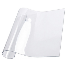 ALLJUN PVC 軟玻璃餐桌墊 透明, 80 x 80 x 0.1cm, 1入
