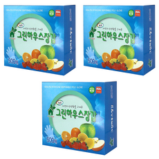 500 綠屋衛生手套, 3盒, 500入