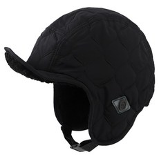 Moin 運動人造羊毛雙層絎縫戶外帽, 1個, 黑色