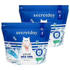 secretday 純棉溫和涼感安睡褲, XL, 4片, 2包