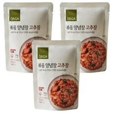 올가홀푸드 볶음 양념장 고추장, 120g, 3개