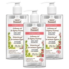 GREEN PHARMACY 植淨林蔓越莓私密潔膚露 溫和潔淨、水嫩保濕, 300ml, 3瓶