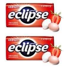 이클립스 스트로베리향 캔디, 34g, 2개