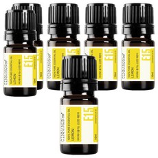 시나몬이오 아로마 에센셜 오일 E15, 레몬, 10ml, 6개