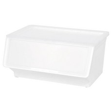 livinbox 家用整理箱 MHB-46 雪白透蓋, 46L, 白色, 1個