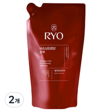 RYO 呂 Hambit 緩解掉髮症狀 極度受損與營養洗髮精 花香粉香 補充包, 2個, 400ml