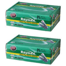 레이맥스 알카라인 건전지 AAA 40p + AA 40p, 80개, 2세트