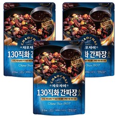 차오차이 130직화 간짜장소스, 165g, 3개