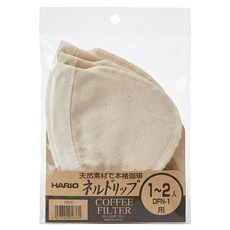 HARIO 好璃奧 DPW 1 濾布, 3個, 1包