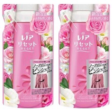 Lenor 蘭諾 日本原裝進口 衣物柔軟劑補充包 玫瑰花香, 480ml, 2包