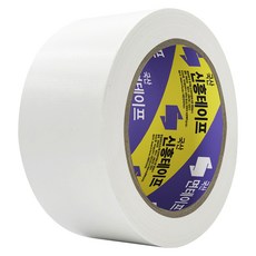 신흥테이프 국산 대용량 라바 청면테이프 48mm x 25M 흰색, 1개