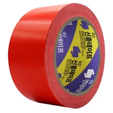 신흥 국산 대용량 라바 청면테이프 48mm x 25M 빨강, 1개