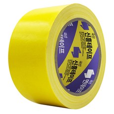 신흥 국산 대용량 라바 청면테이프 48mm x 25M 노랑, 1개