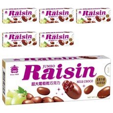 義美 超大葡萄乾巧克力 50g*6盒 (牛奶巧克力、獨立包裝)